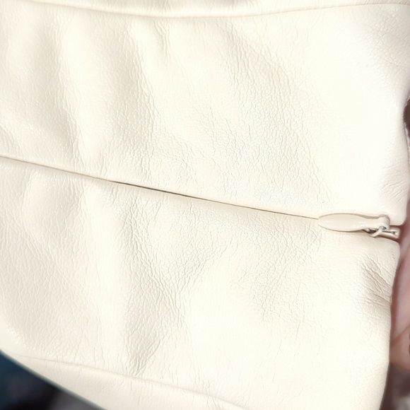 Aritzia Wilfred Shine Bustier Vegan Leather Birch - Picture 6 of 9